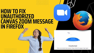 How to Fix Unauthorized Canvas Zoom Message in Firefox