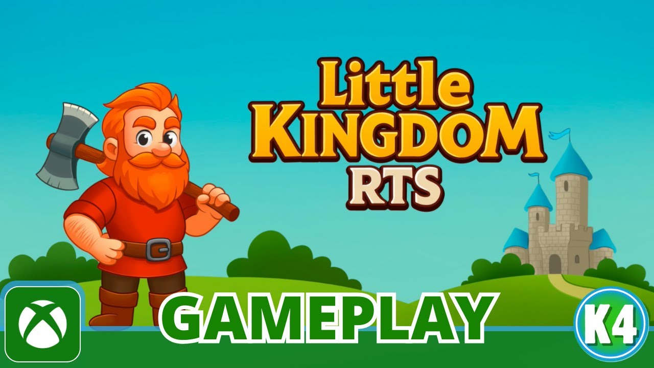 Chill Strategy Game Little Kingdom RTS | First Look Xbox Gameplay! (Triple Stack)