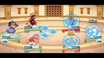 Pyrodile and Llavama VS. Magnome and Flame Neek in a Prodigy Duel!