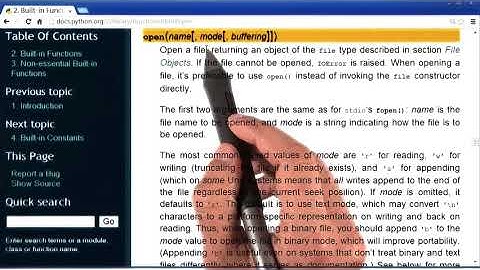 Lesson 2c (Use Classes)_Profanity Editor | 09. Reading Open Documentation | Python Programming