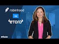 Robinhood vs. eToro: Which is better for crypto trading?