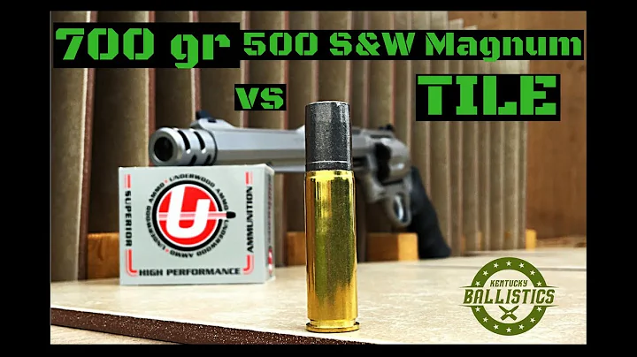 700 Grain 500 S&W Magnum vs Tile