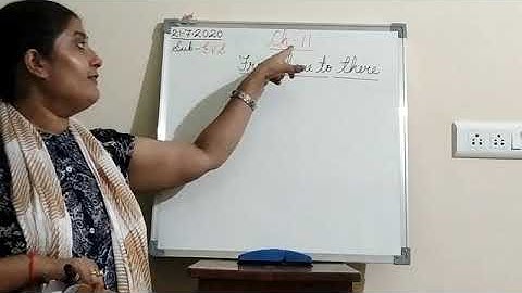 GRADE 3 EVS (CH-11 FROM HERE TO THERE) PART-1