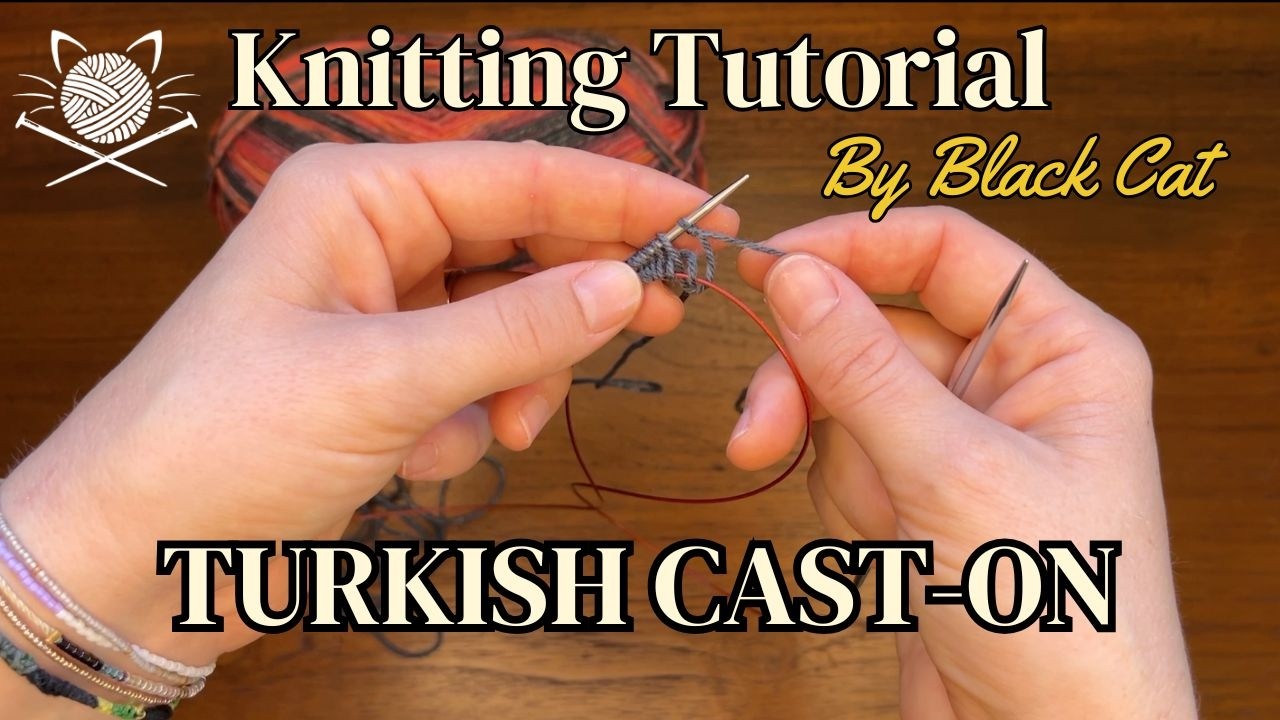 Турецкий набор петель // Урок вязания