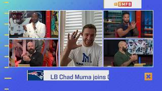 New England Patriots LB Chad Muma on the addition of A.J. Brown | GMFB