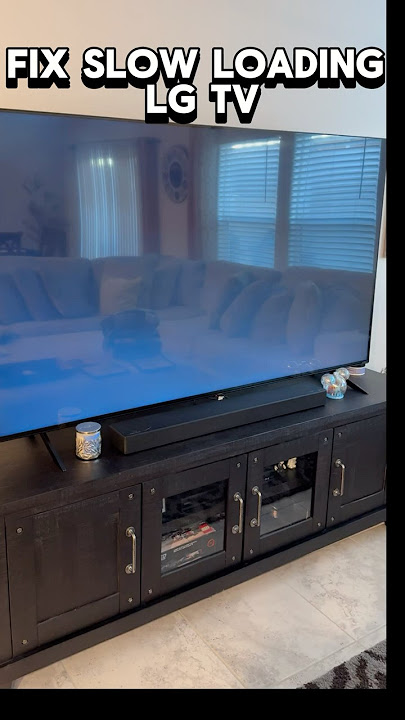 Fix your slow LG tv #lg #tv #television #technology