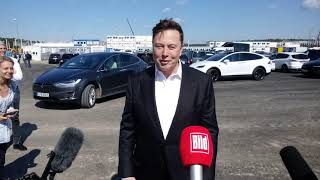 Elon Musk in Grünheide Deutschland Germany #Deutschland #Rocks #Tesla