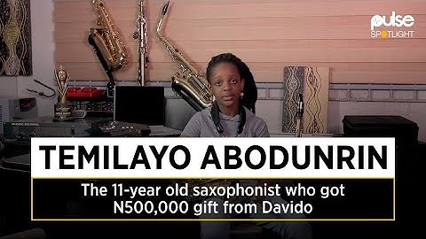 Meet Temilayo Abodunrin; The Young talented Saxophonist | Pulse Spotlight