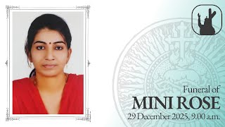 Funeral of Mini Rose | 29-12-2025 | 9:00 am | Madre de Deus Vettucaud