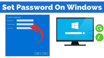 How to Set Password in Windows 8/10/11 | Add Login Password & Screen Lock 💻🔑