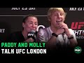 Paddy Pimblett and Molly Mccann post-presser: “I will f*** you wherever you wanna be f****d”