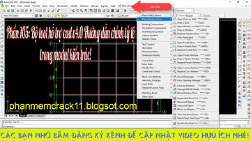 Phần 105: Bộ tool Hỗ trợ cad v4.5: Hướng dẫn chỉnh tỷ lệ lưới trục trong modul kiến trúc