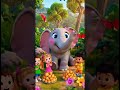 Hathi Raja Kahan Chale/हाथी राजा कहाँ चले | Nursery Rhyme for Kids/ #shortsfeed #youtubeshorts