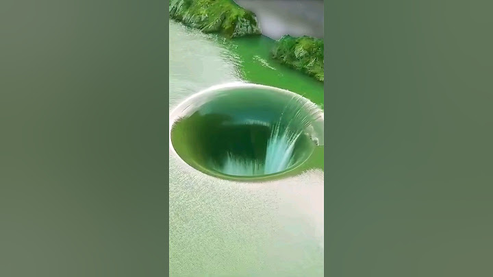 Water black hole 😨