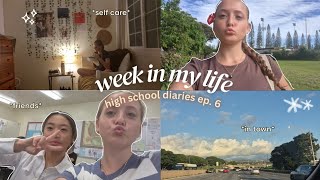 week in my life 🤍🌺*in hawaii as a high schooler*
