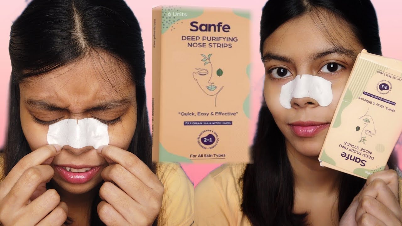 Sanfe Nose Strips Fuji Green Tea & Witch Hazel Review Removes