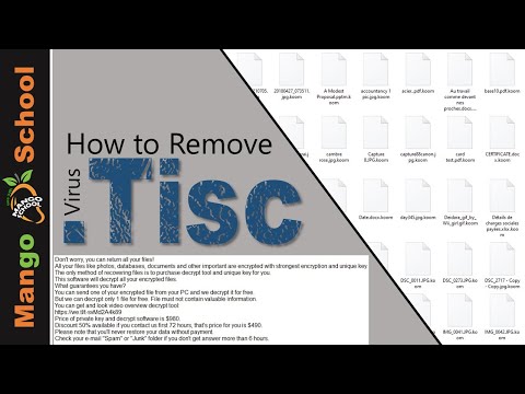 Tisc virus (ransomware).  How to decrypt  .Tisc files. Tisc File Recovery Guide