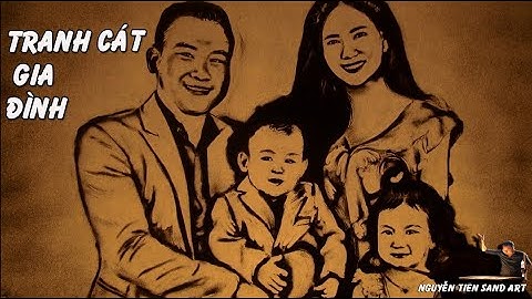 Vẽ Tranh cát sinh nhật - Họa sĩ Nguyễn Tiến