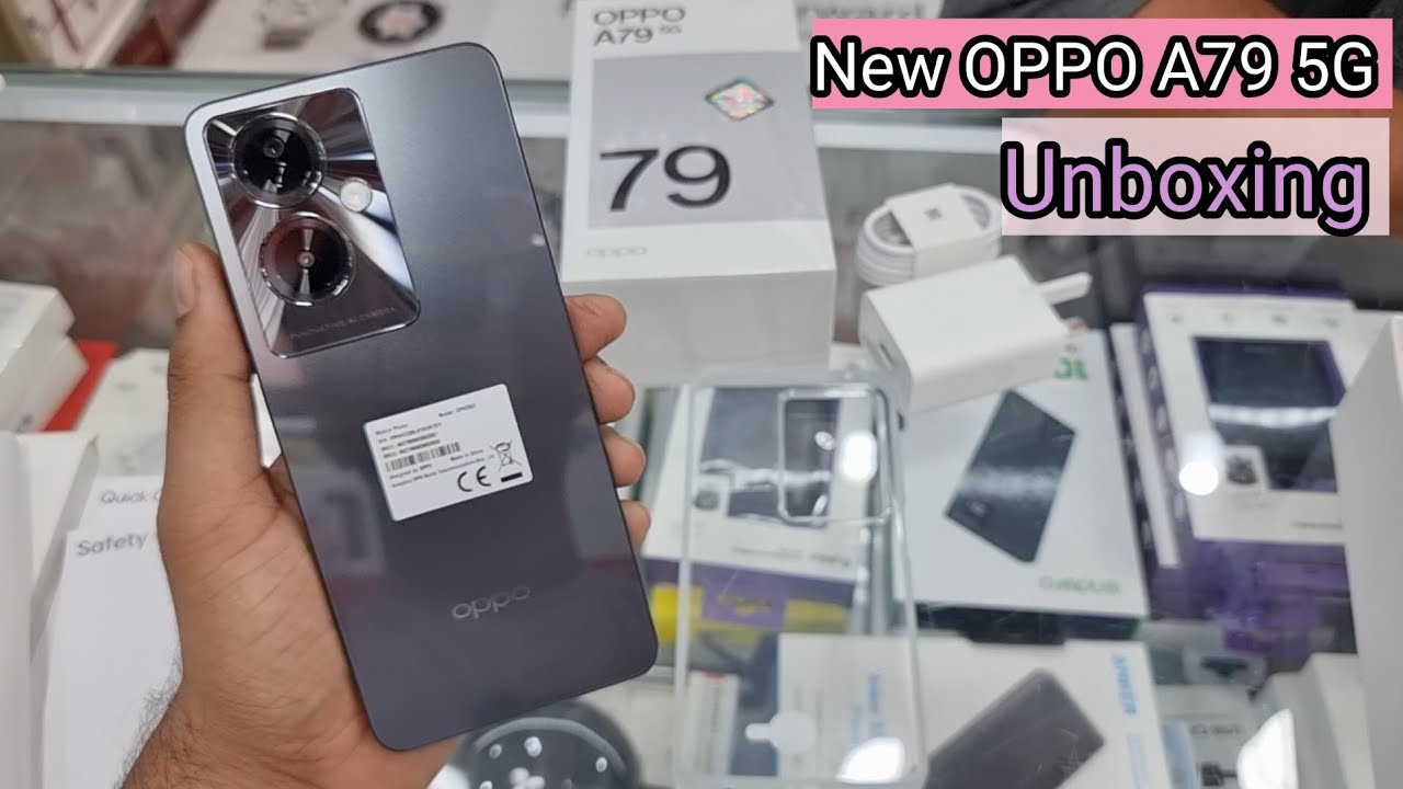 New OPPO A79 5G Unboxing 📱 ⚫️ 