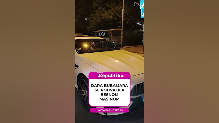Dara Bubamara se pohvalila besnom mašinom