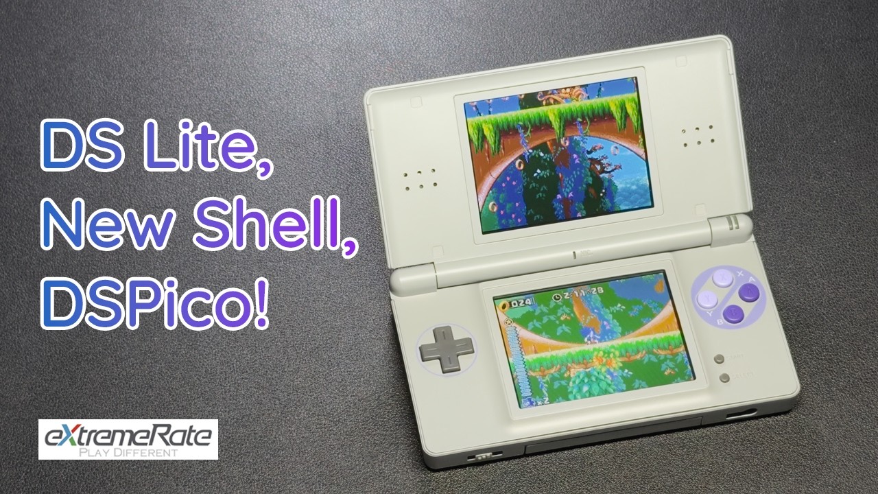 I Transformed This Used DS Lite! (ExtremeRate Shell, DSPico) - YouTube