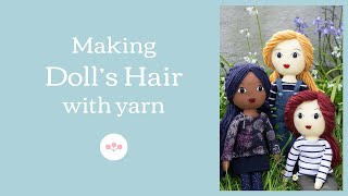 How to Make Dolls' Hair With Yarn