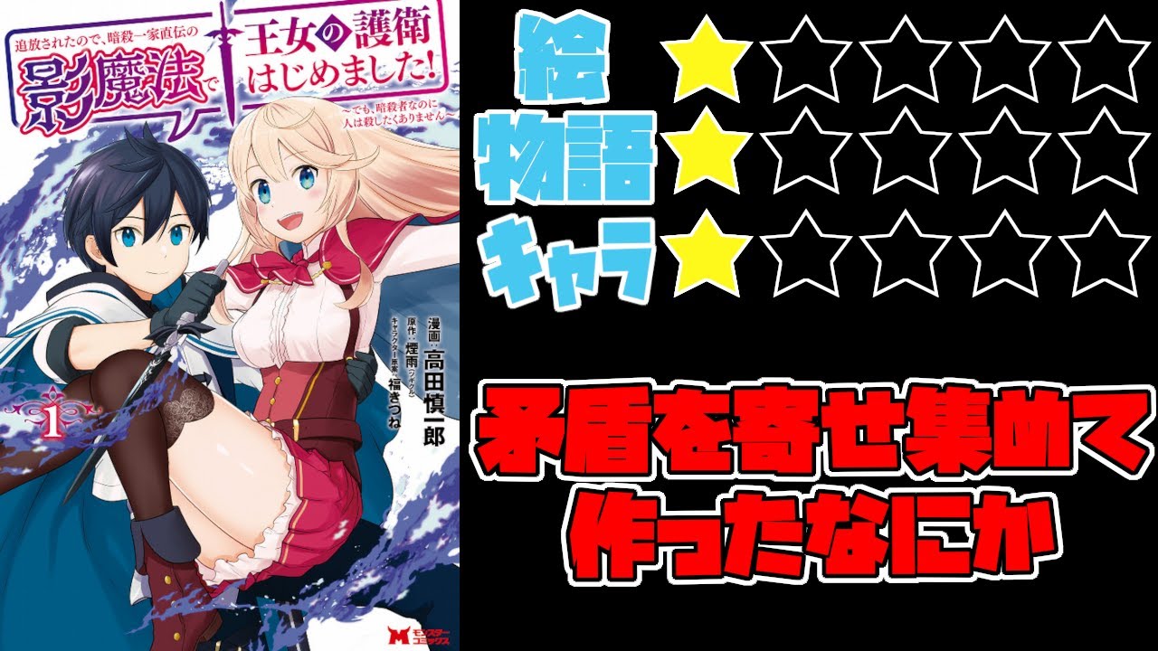 【なろう系】追放されたので、暗殺一家直伝の影魔法で王女の護衛はじめました! ～でも、暗殺者なのに人は殺したくありません～【ゆっくりレビュー】