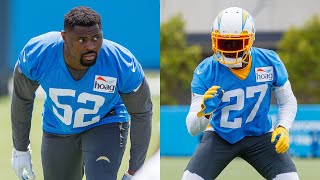 J.C. Jackson, Khalil Mack \& Defense Highlights At OTAs | LA Chargers