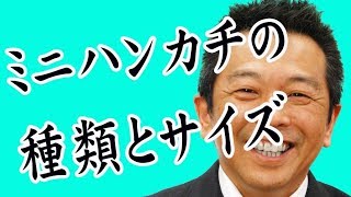 ハンカチの種類　ミニハンカチ｜オリジナルタオル制作チャンネル