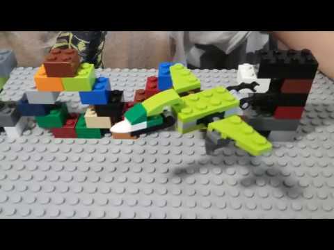 Лего Птеродактиль . LEGO Pterodaktulos . Pterodactylus. - YouTube