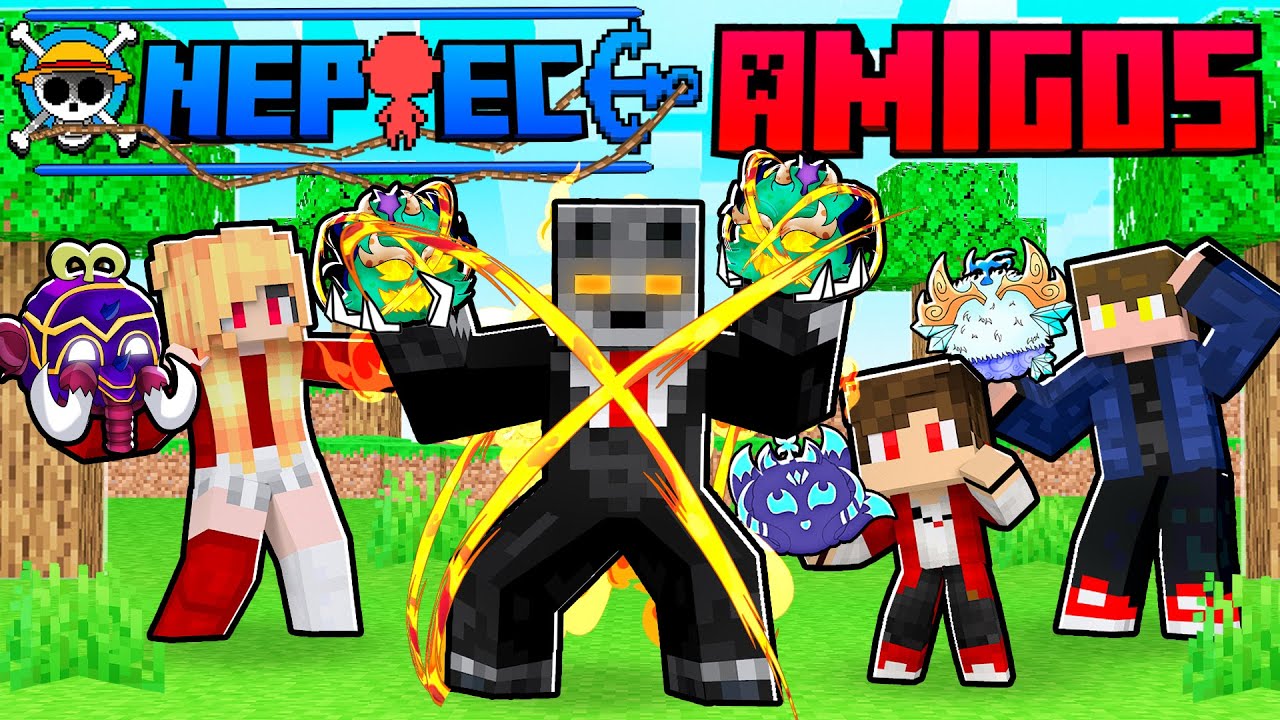 NOVA FRUTA DRAGON de ONE PIECE AMIGOS no MINECRAFT