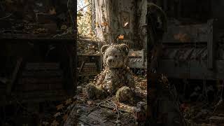 He grew up. The bear didn't. | Abandoned teddy bear AI timelapse