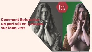 Comment Retoucher un portrait en 3 étapes sur fond vert - Tutoriel photo - les bases de Lightroom