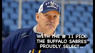 A LOOK AT WHAT THE BUFFALO SABRES WILL DO WITH PICK # 11 AT THE NHL DRAFT #nhldraft #nhldraft2024