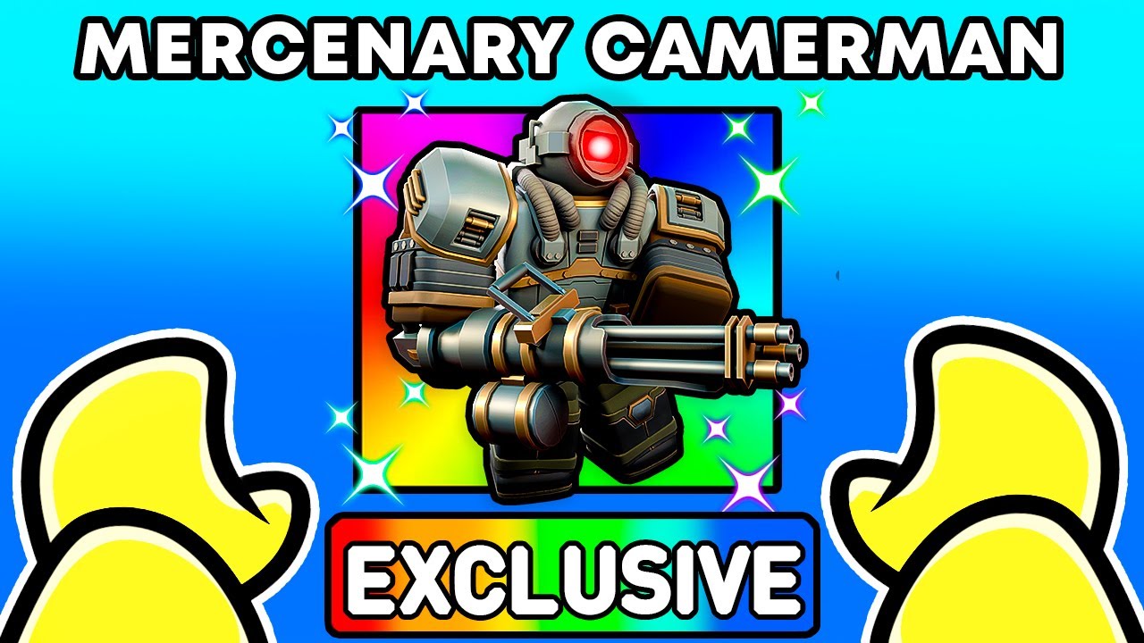 How to UNLOCK MERCENARY CAMERMAN In Skibidi Tower Defense (SECRET HACK)