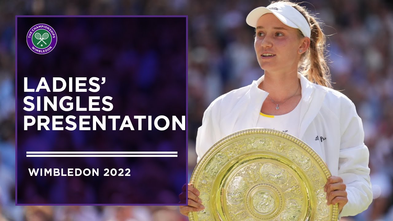 Ladies Singles Final Trophy Presentation Wimbledon 2022