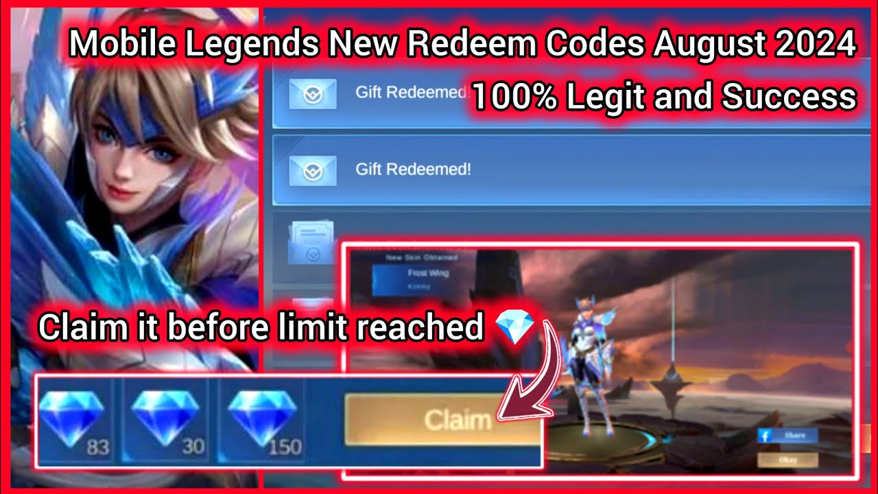 Mobile Legends Redeem Codes August 04, 2024 - MLBB code & get your ...