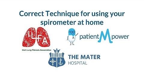Correct Technique for using your spirometer with the patientMpower app