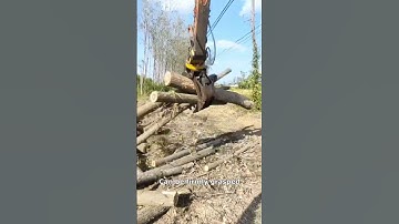 Hydraulic Material Handling Made Easy: The Ultimate Automatic Log Grabber!