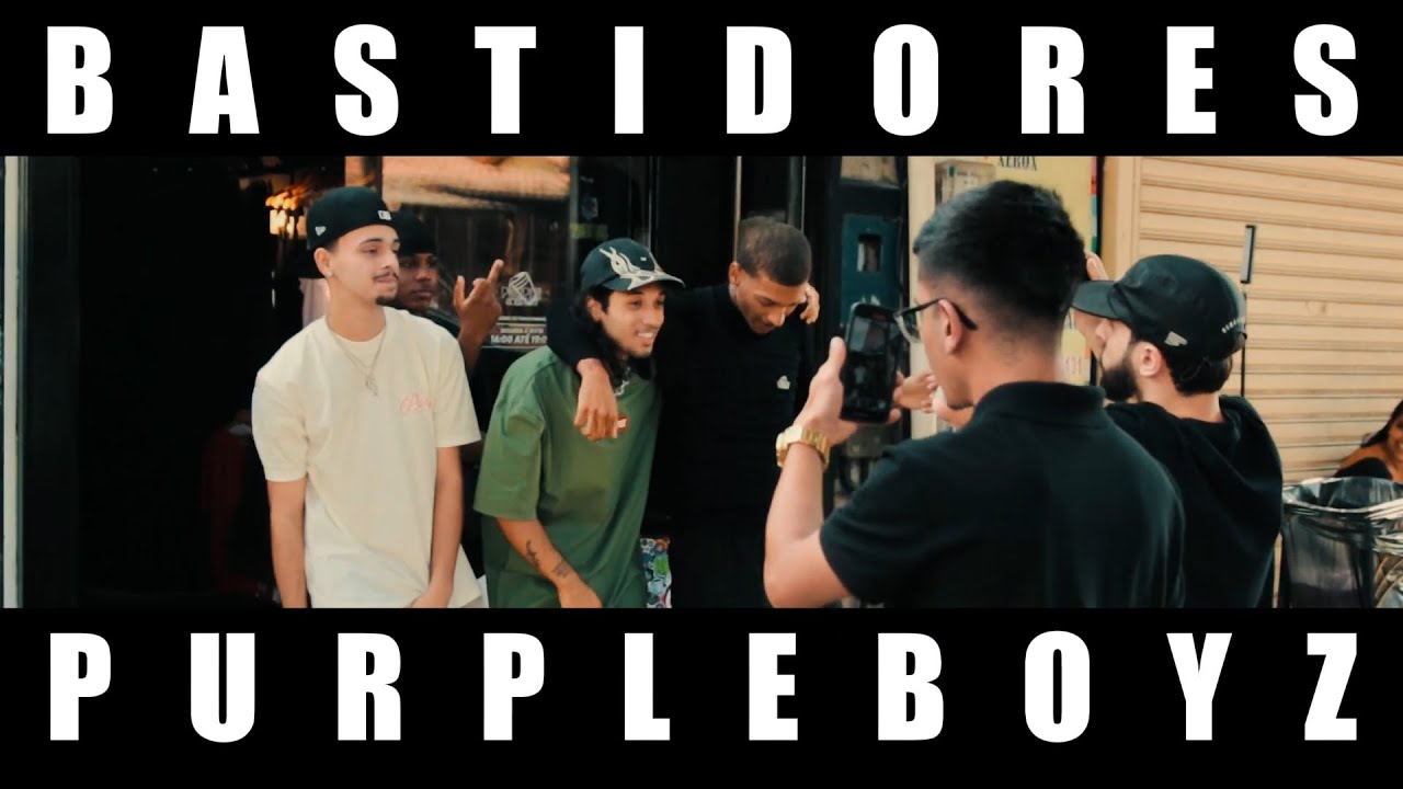 BASTIDORES do VIDEO CLIPE de "PURPLE BOYZ" com a TRIBO