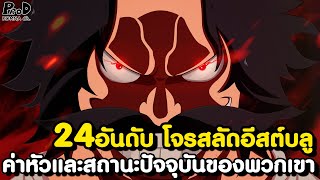 วันพีช - 24อันดับ โจรสลัดอีสต์บลู ค่าหัวและสถานะปัจจุบันของพวกเขา ปี2024 [KOMNA CHANNEL]