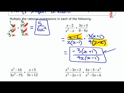 Multiplying Rational Expressions