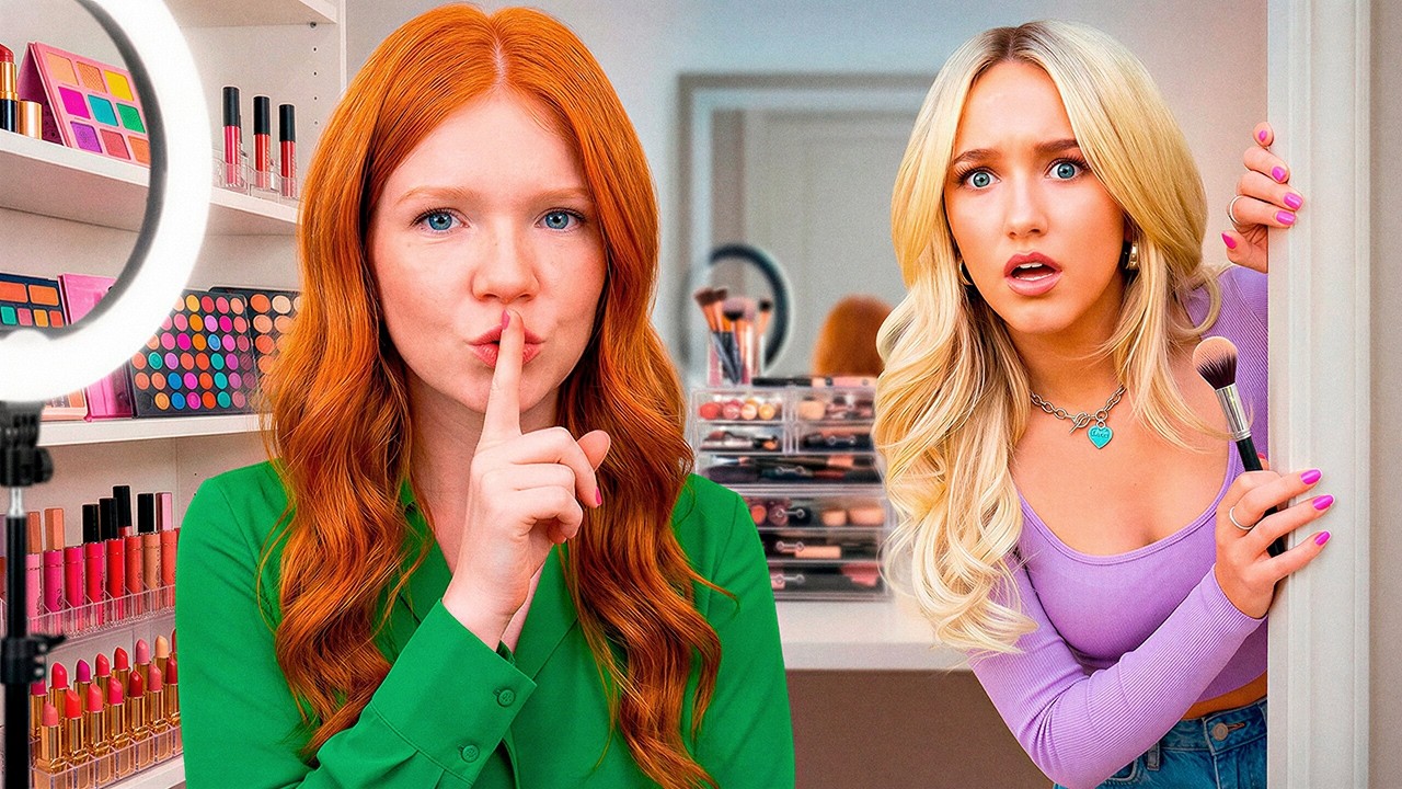 HIDING MY BEAUTY ROOM FROM MY OLDER SISTER 💋 | NEN Family