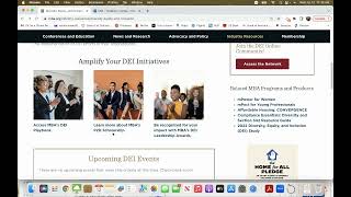 How to Access MBA's Diversity, Equity, & Inclusion Resource Center