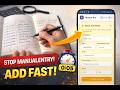 From Notebook to App 📒➡️📱 | Finance Pro Quick Add Explained