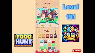 Food Hunt : Level 151 Walkthrough 🐜🍔🍕 | Food Hunt Puzzle Game | Food Hunt Complete Levels