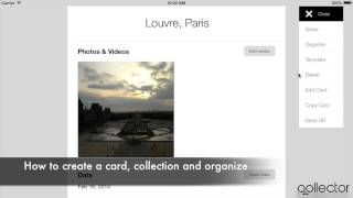 Qollector  How To Use our App Videos:1 How to create card collection organize screenshot 4