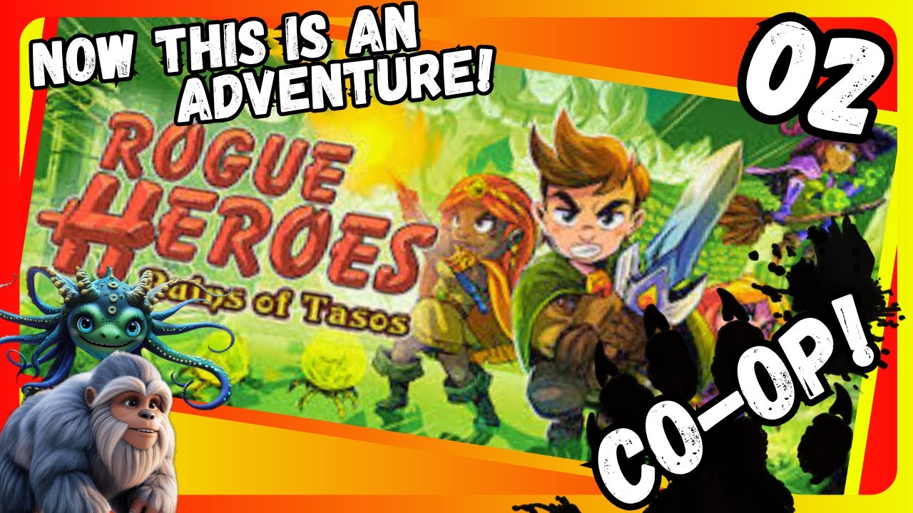 How Is This So Hard!? The Polar Squatch Plays Rogue Heroes Ruins Of Tasos! Day 2! Co-Op!