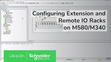 How to Configure Extension and Remote IO Racks on the M580 and M340 | Schneider Electric