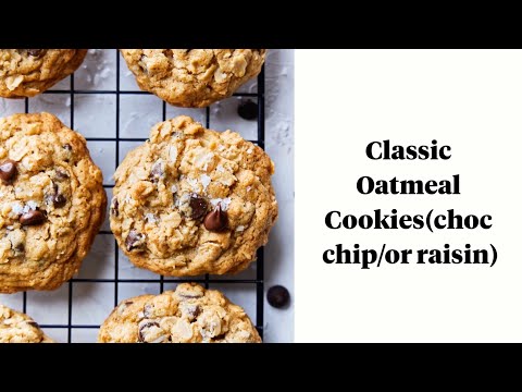 Classic Oatmeal Cookies